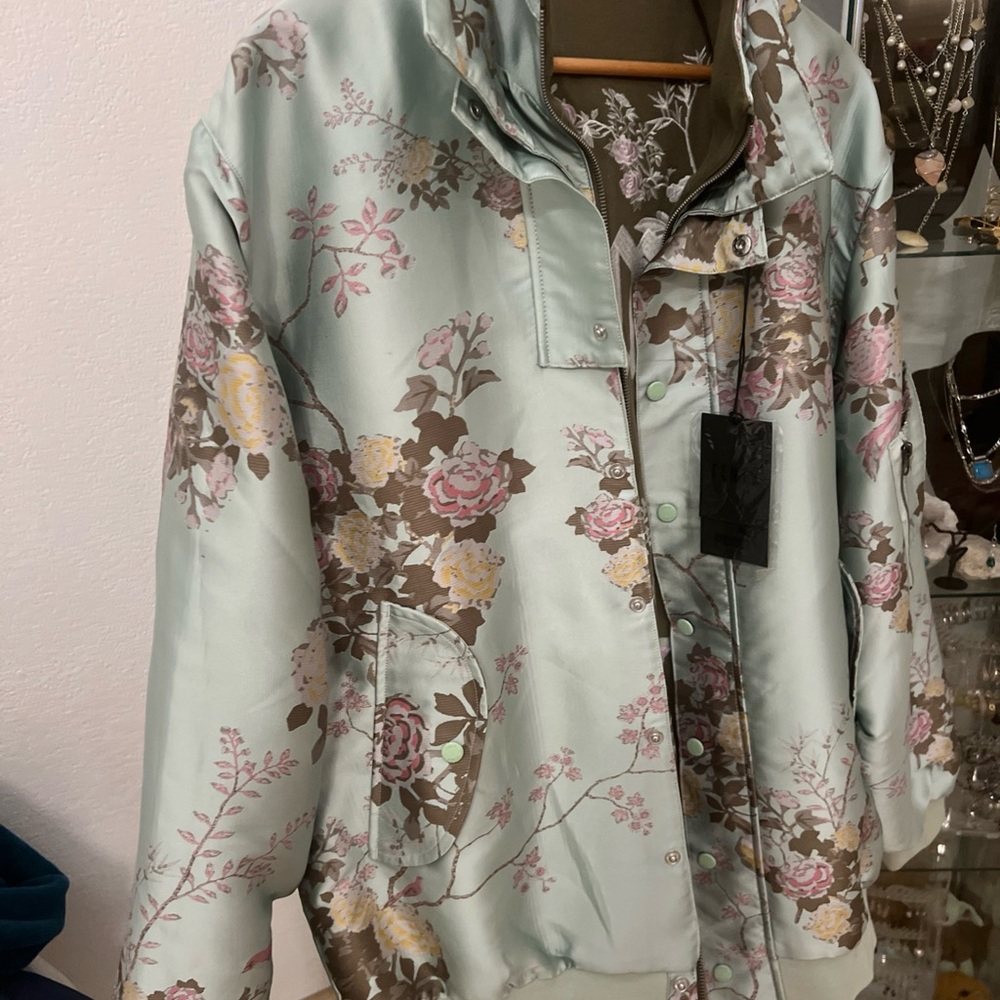 PUMA FENTY collection by Rihanna  green Reversible Bomber